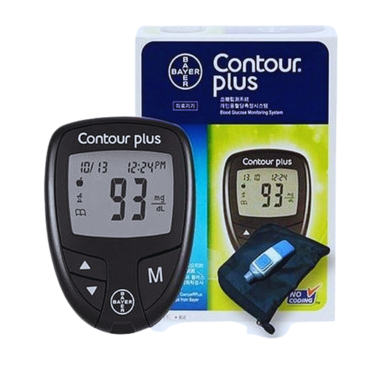 Contour Plus Glucometer Ι Square Blood Glucose Meter in BD